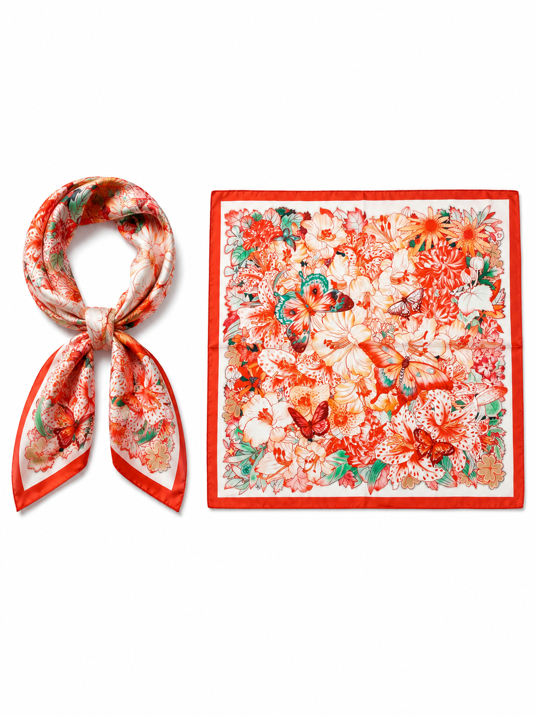 Printed Scarf 65*65  Voile