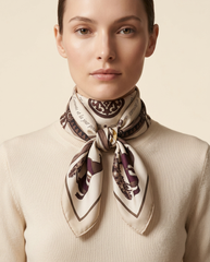 Printed Scarf 65*65  Voile