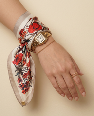 Printed Scarf 65*65  Voile