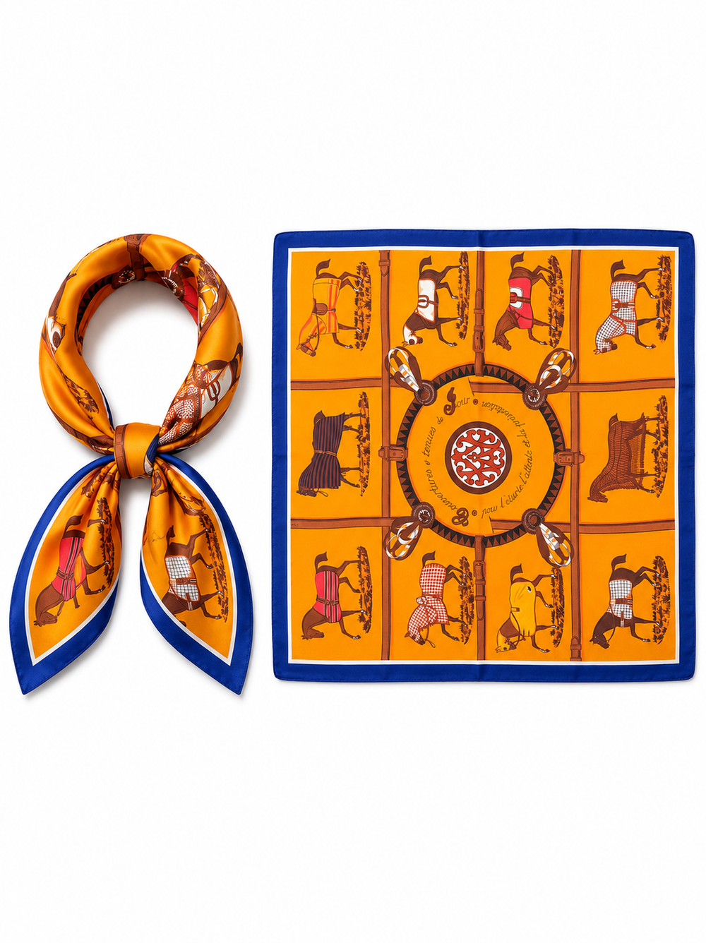Printed Scarf 65*65  Voile