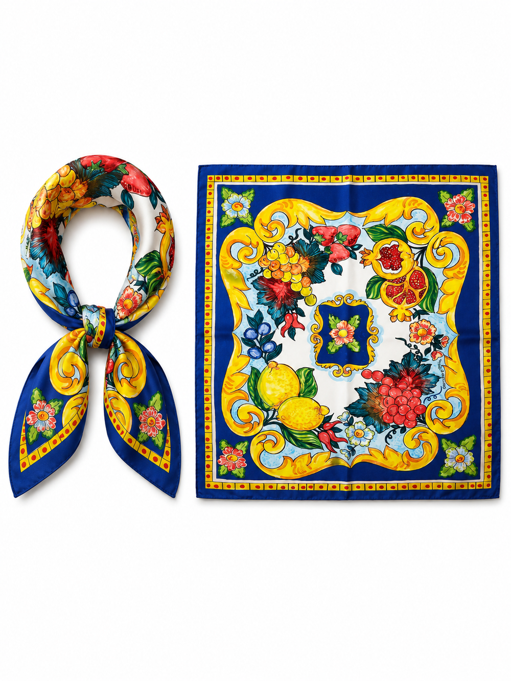 Printed Scarf 65*65  Voile