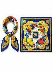 Printed Scarf 65*65  Voile