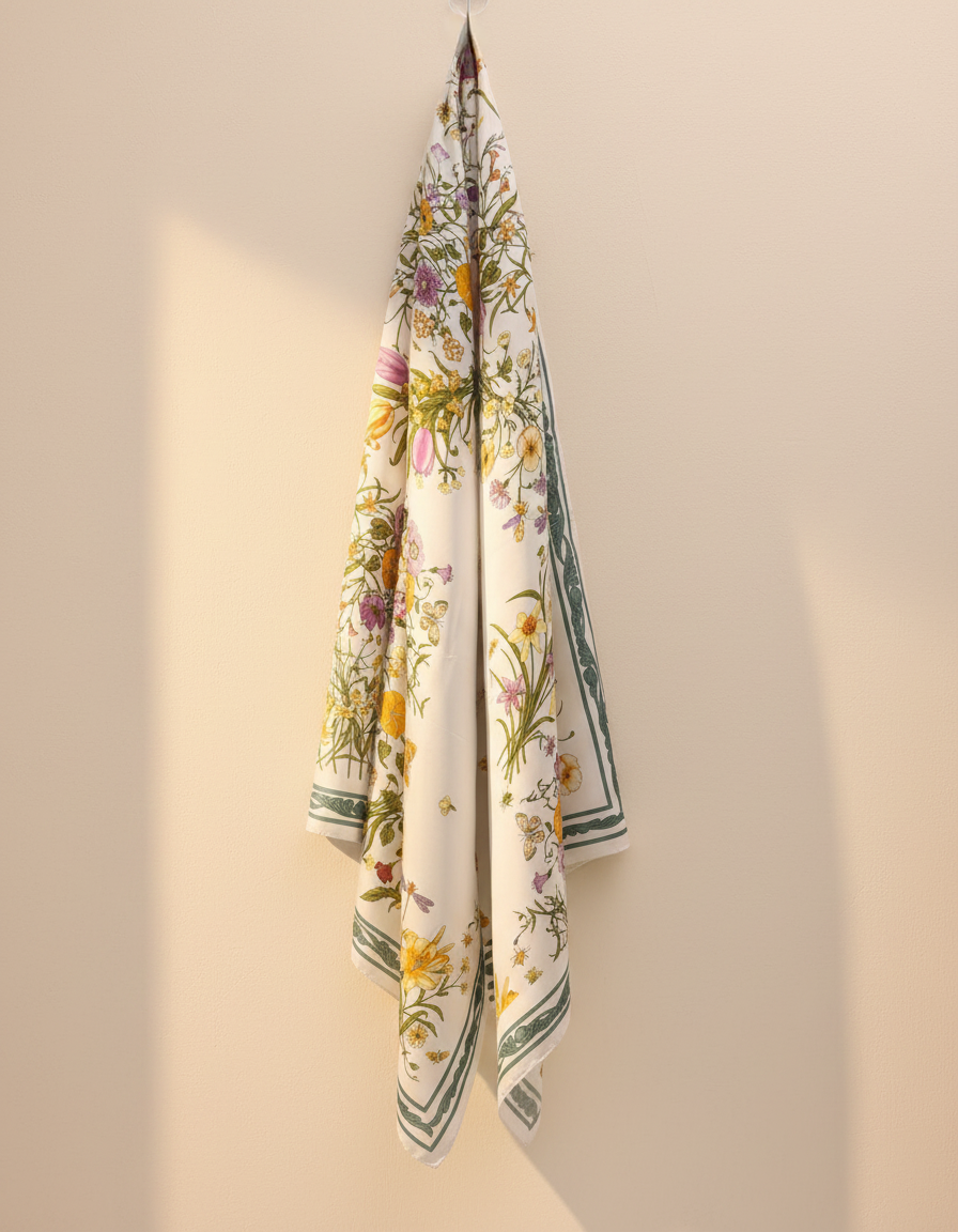 Printed Scarf 184*84  Voile