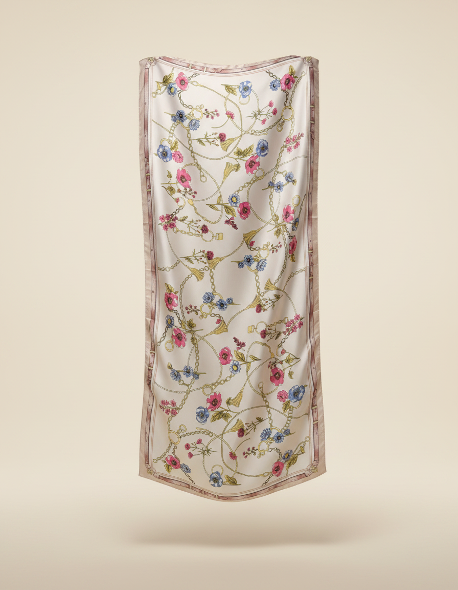 Printed Scarf 184*84  Voile