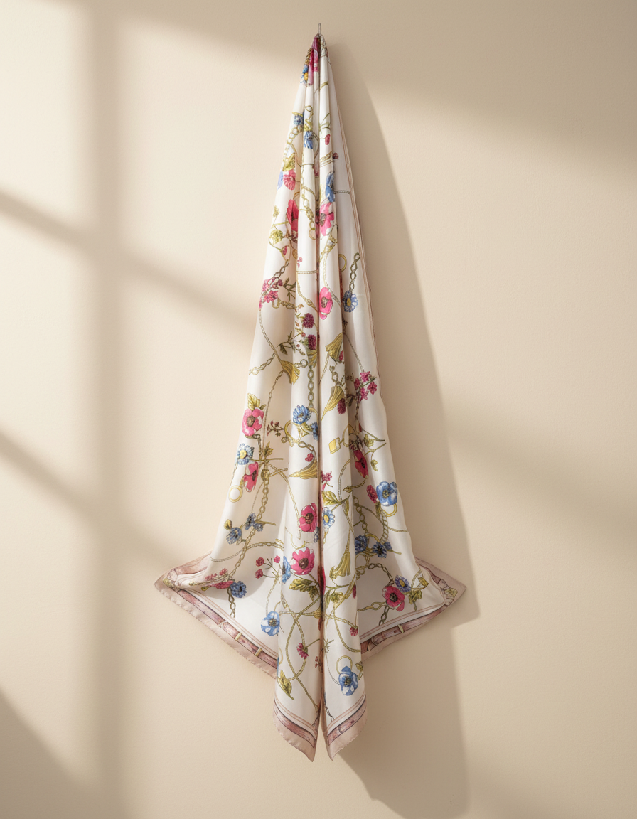 Printed Scarf 184*84  Voile