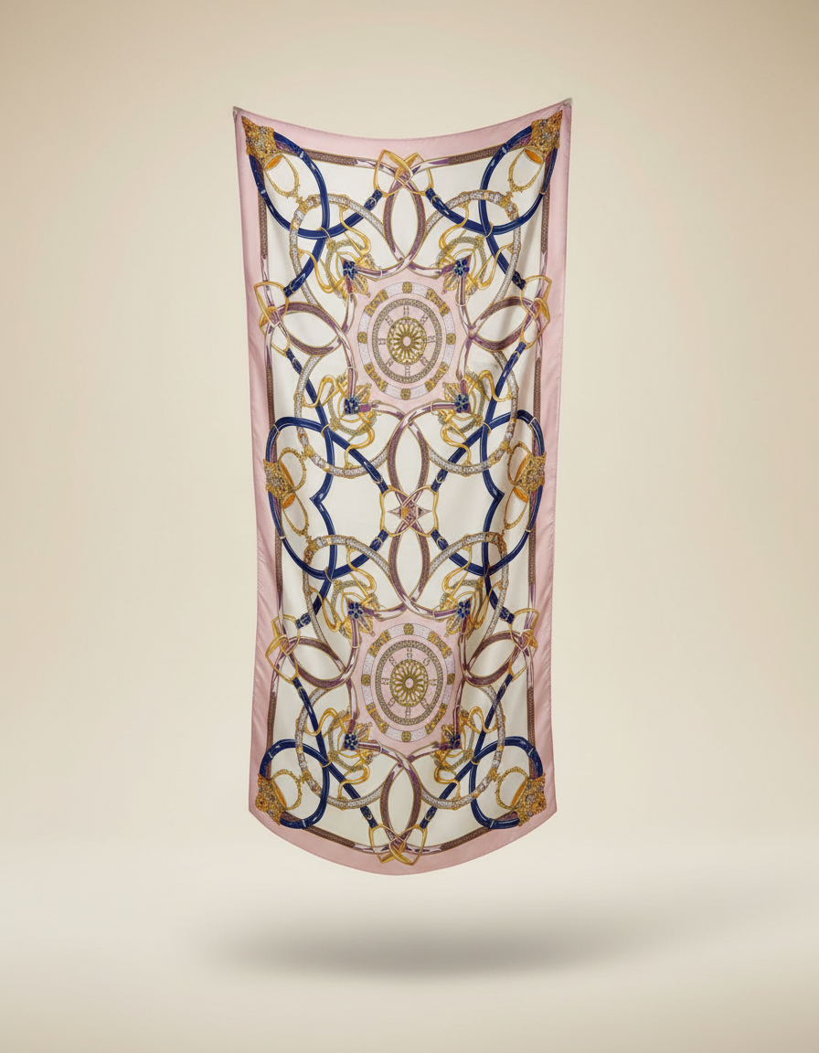 Printed Scarf 184*84  Voile