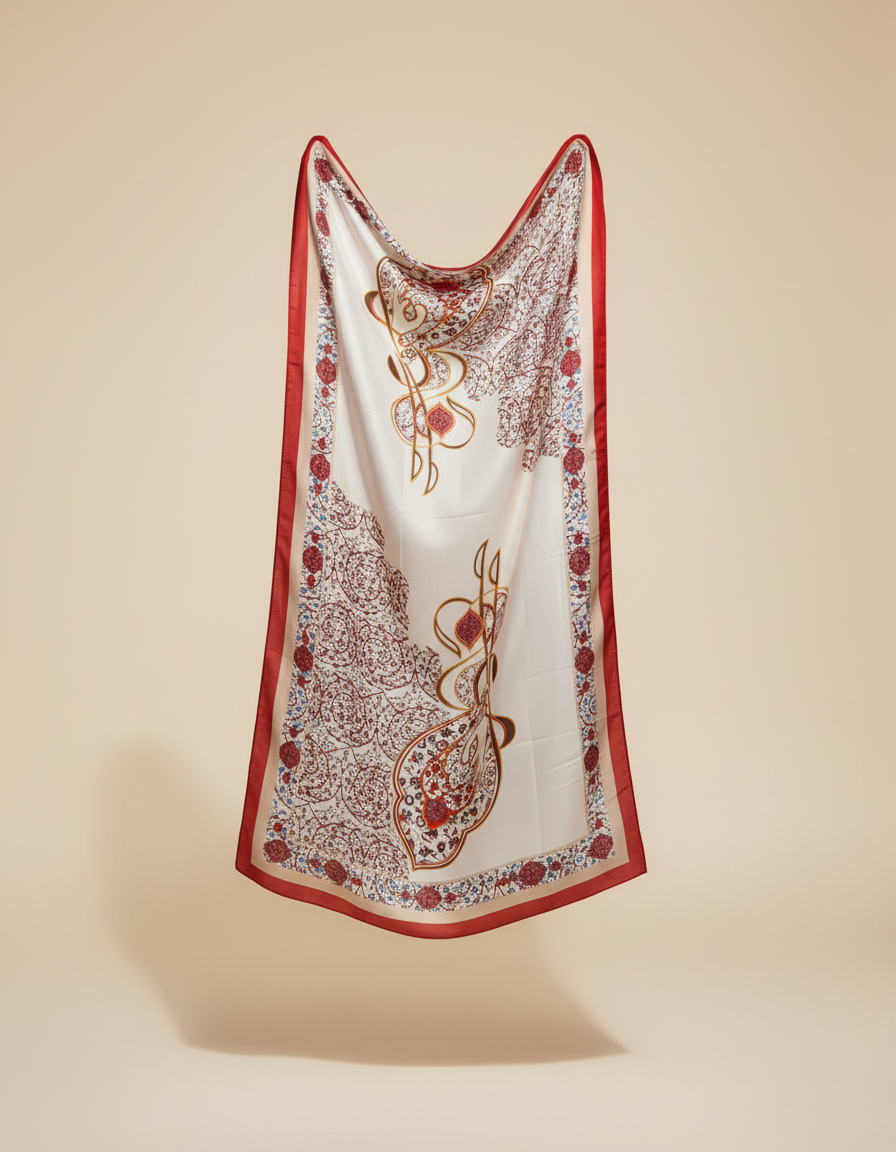 Printed Scarf 184*84  Voile