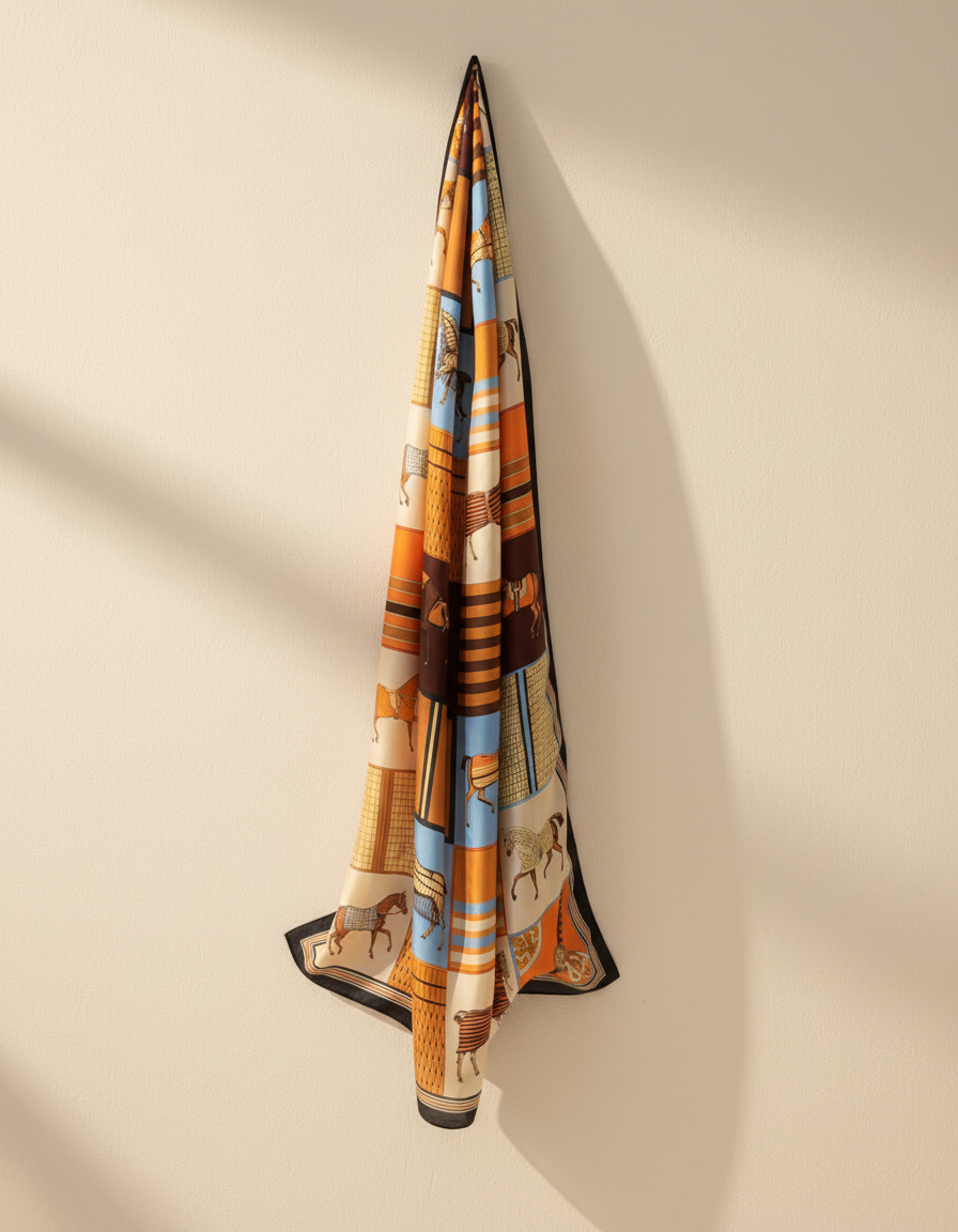 Printed Scarf 184*84  Voile