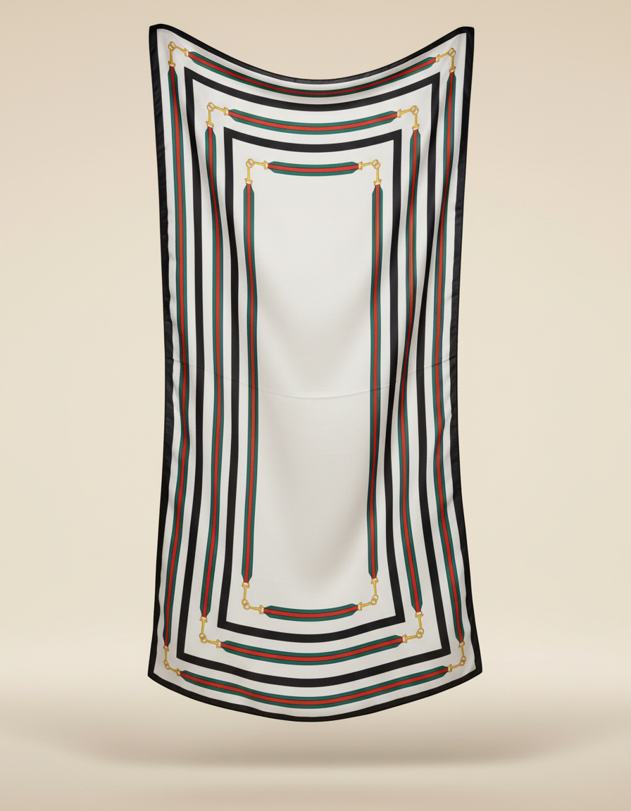 Printed Scarf 184*84  Voile