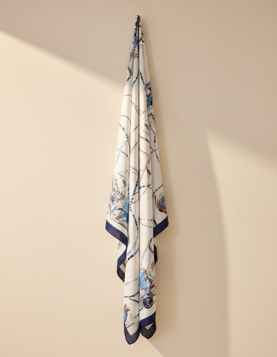 Printed Scarf 184*84  Voile