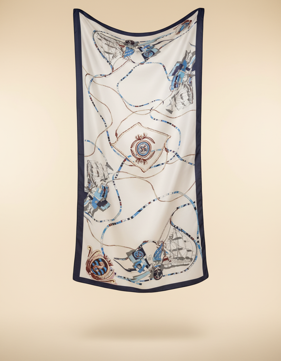 Printed Scarf 184*84  Voile