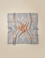 Printed Shimmer Scarf 90*90  Voile