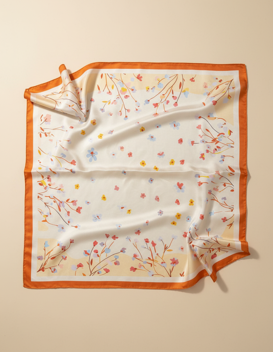 Printed Scarf 65x65