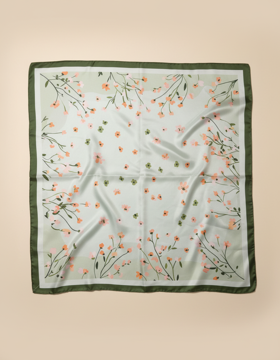 Printed Scarf 65x65