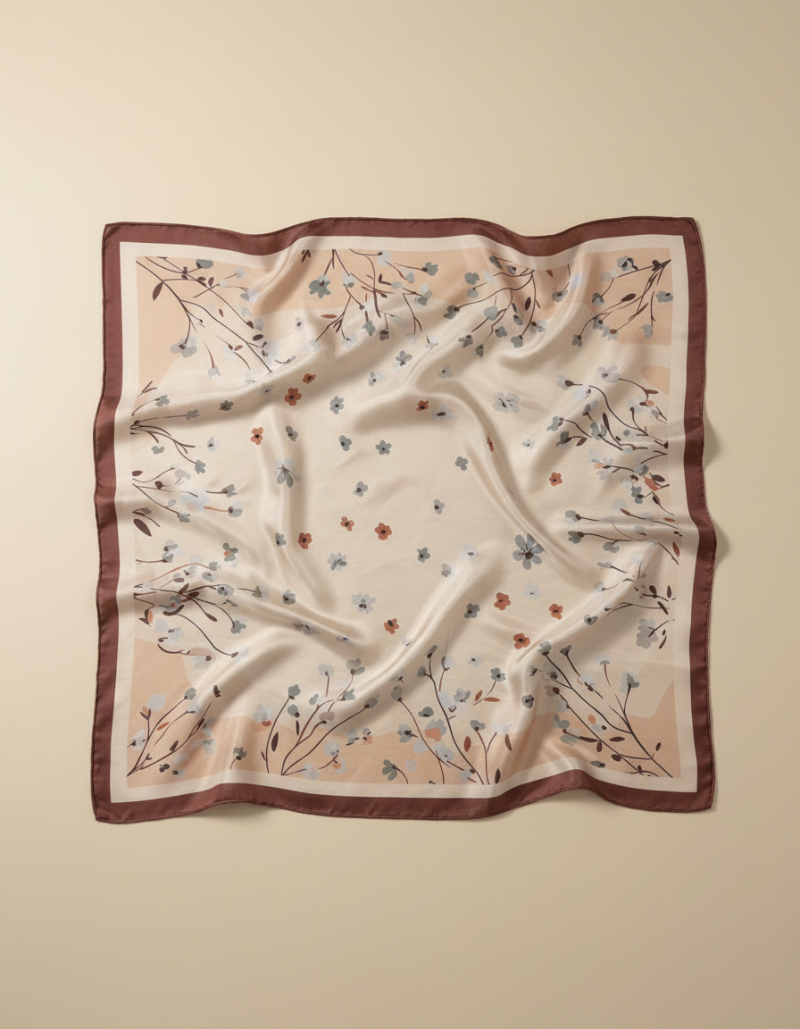 Printed Scarf 65x65