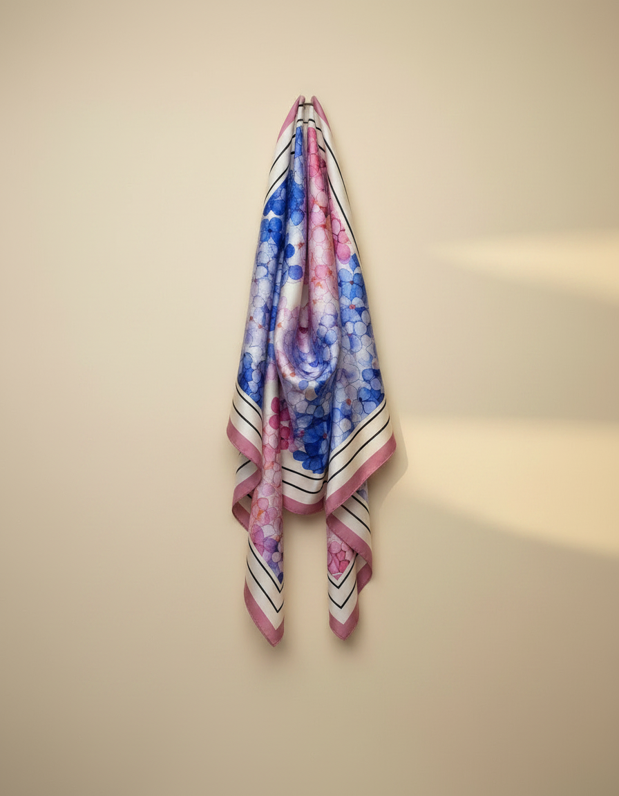 Printed Scarf 65x65  Voile