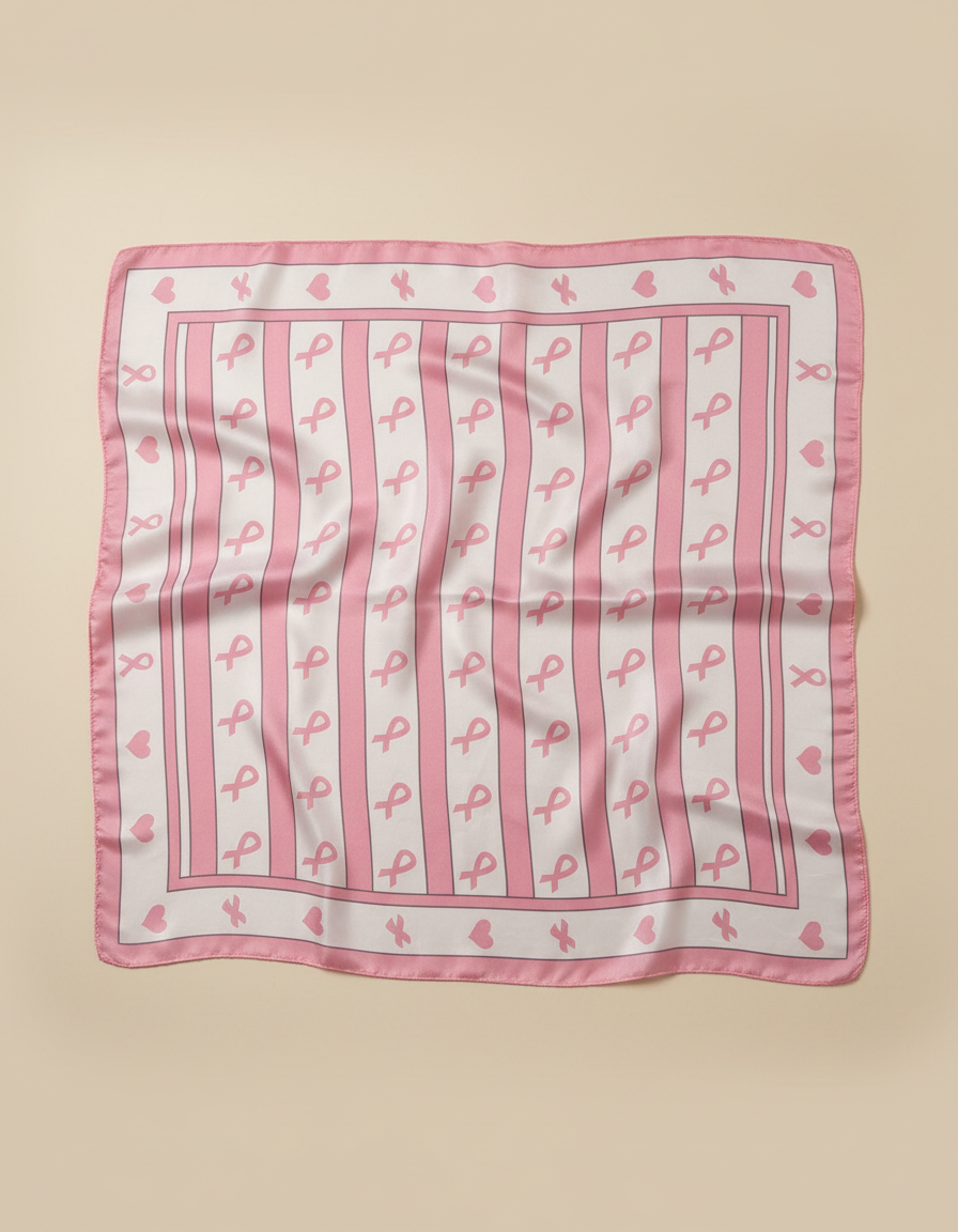 Printed Scarf 65x65  Voile
