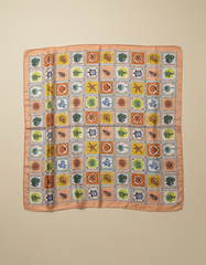 Printed Scarf 65x65  Voile