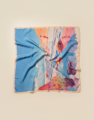 Printed Scarf 90*90  Voile
