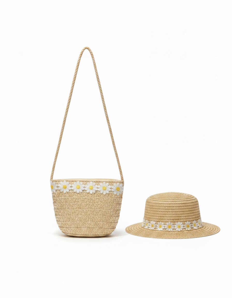 Kids Hat+Bag Set  Voile