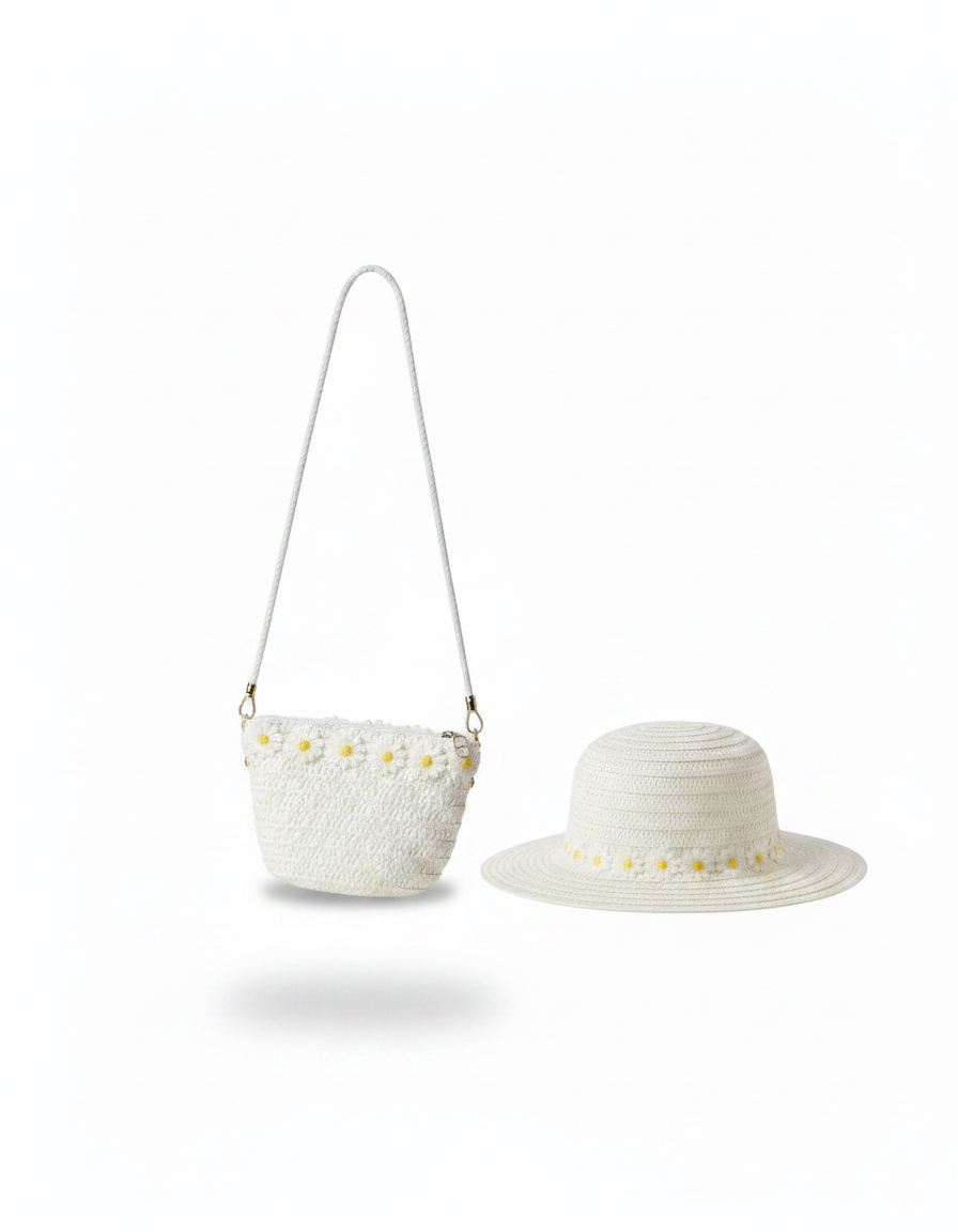 Kids Hat+Bag Set  Voile