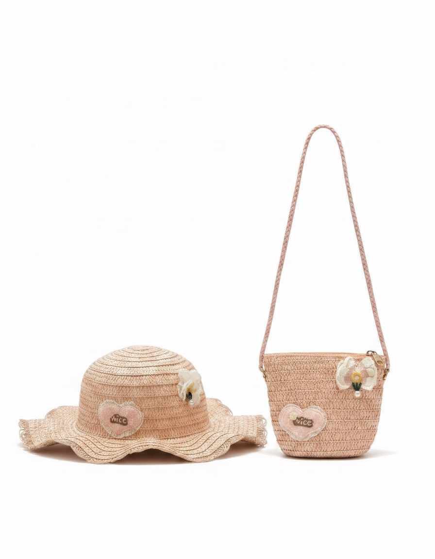 Kids Hat+Bag Set  Voile