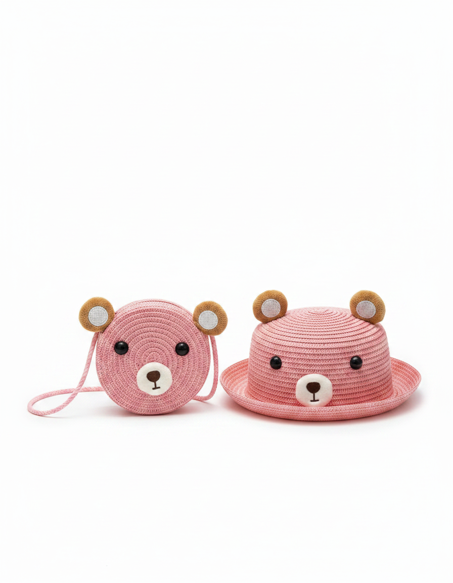 Kids Hat+Bag Set  Voile