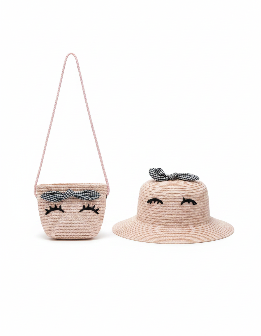 Kids Hat+Bag Set  Voile