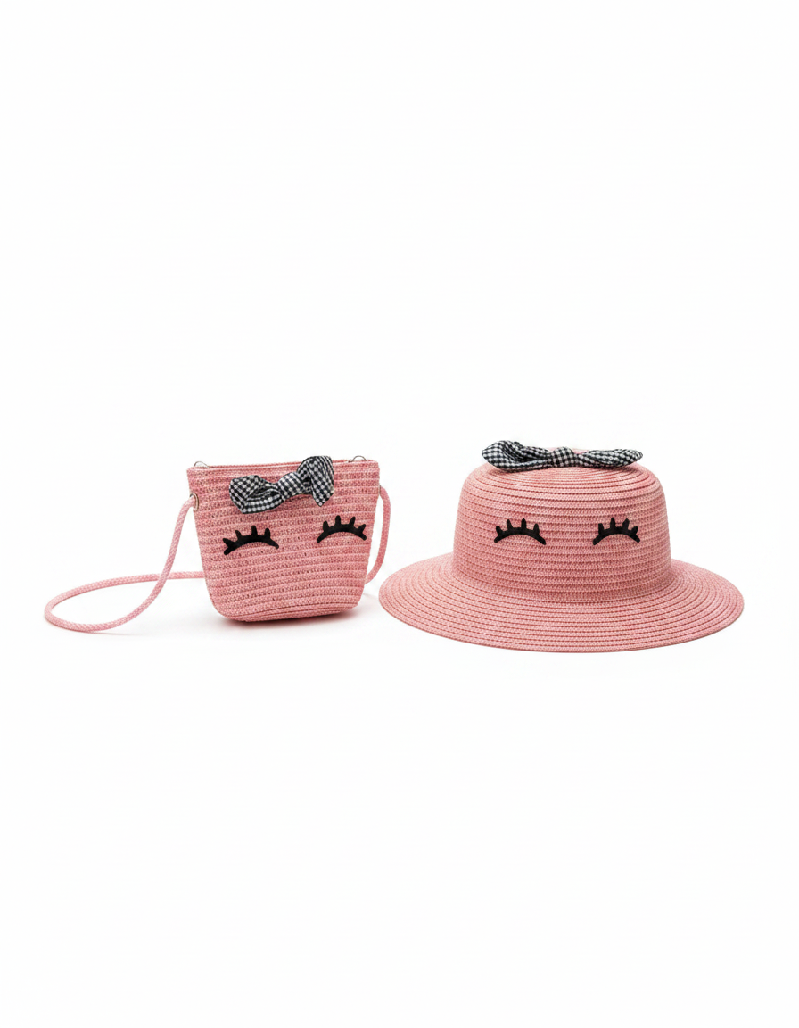Kids Hat+Bag Set  Voile