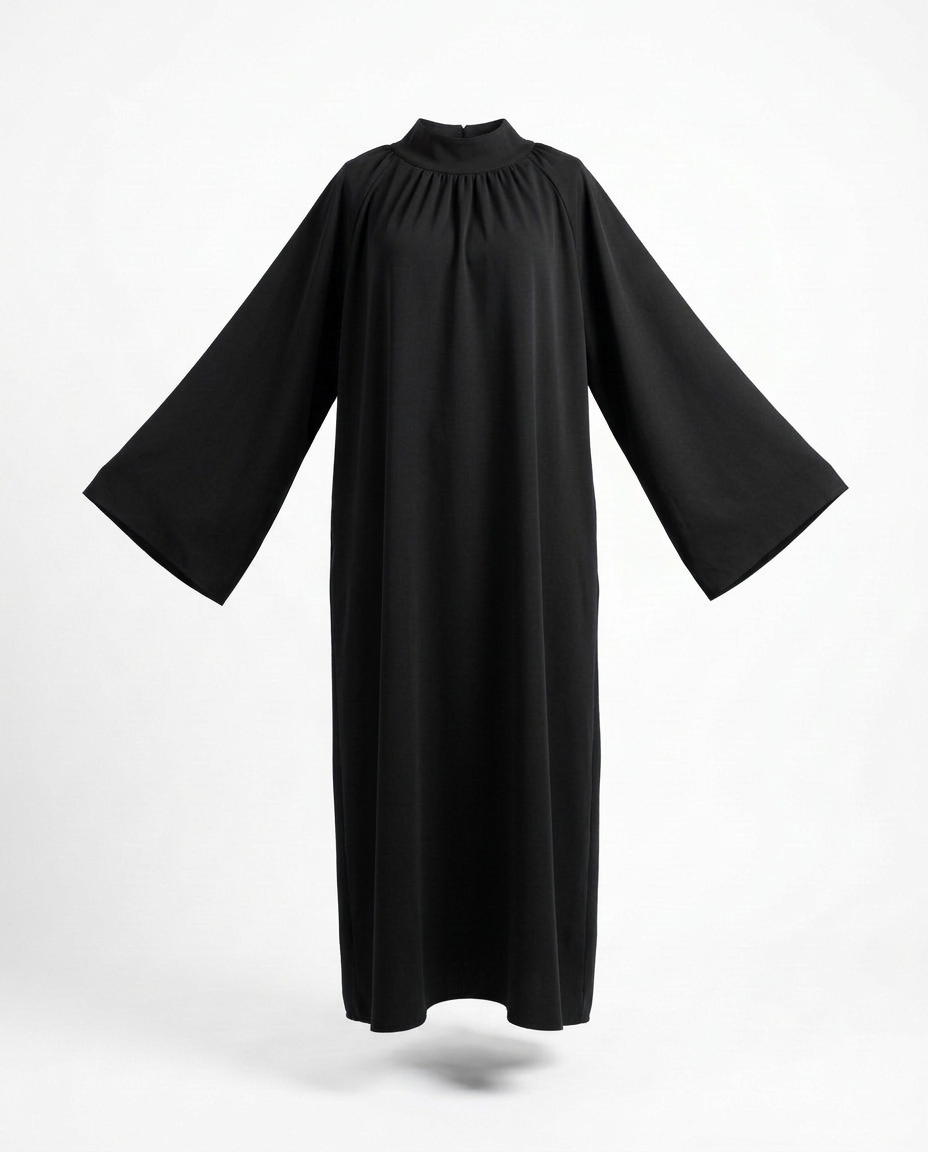 Lys Everyday Maxi Dress – Pull-On Long Sleeve  Voile