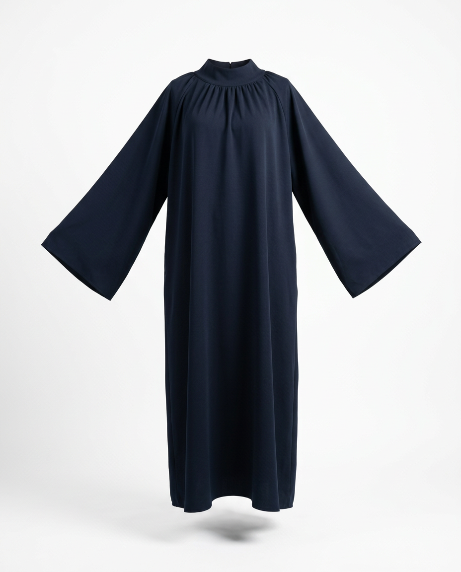 Lys Everyday Maxi Dress – Pull-On Long Sleeve  Voile