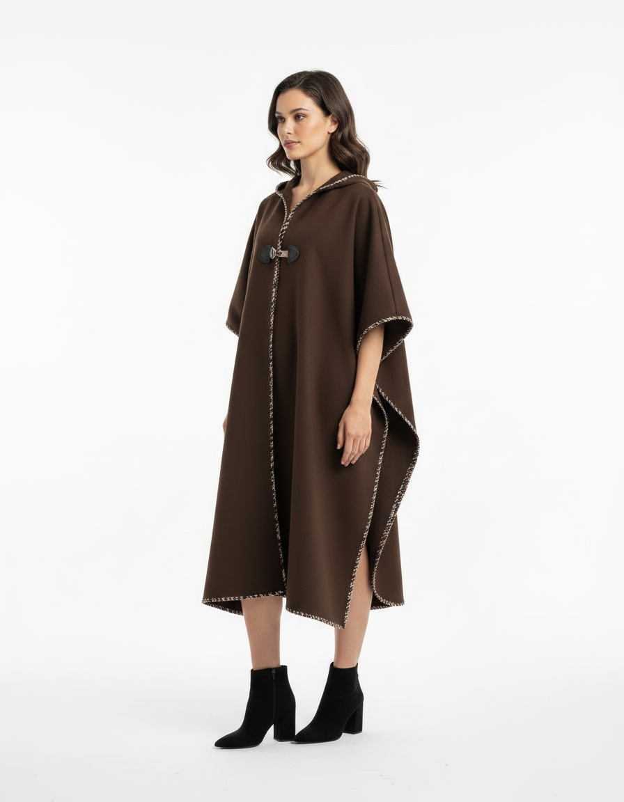 Hyacinthe Everyday Maxi Cardigan – Oversized Hooded  Voile
