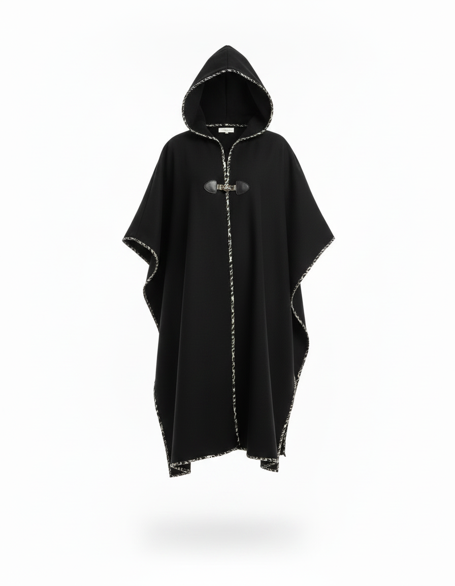 Hyacinthe Everyday Maxi Cardigan – Oversized Hooded  Voile