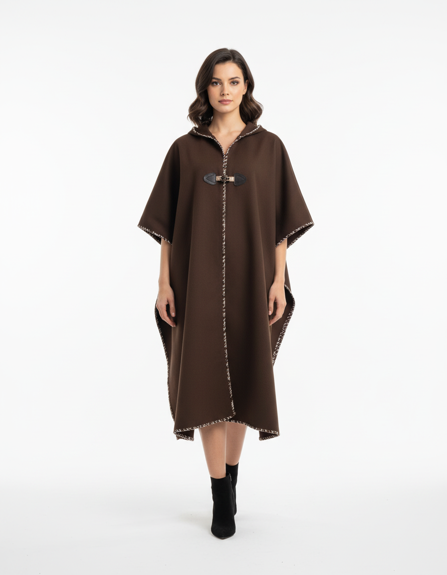 Hyacinthe Everyday Maxi Cardigan – Oversized Hooded  Voile