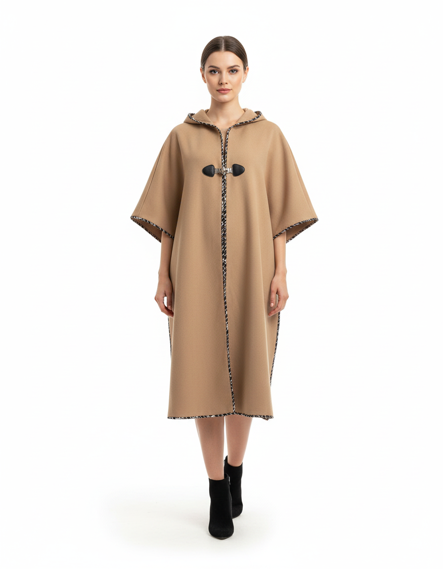 Hyacinthe Everyday Maxi Cardigan – Oversized Hooded  Voile