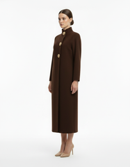 Ismerie Viscose Maxi Cardigan – Button-Front Long Sleeve  Voile