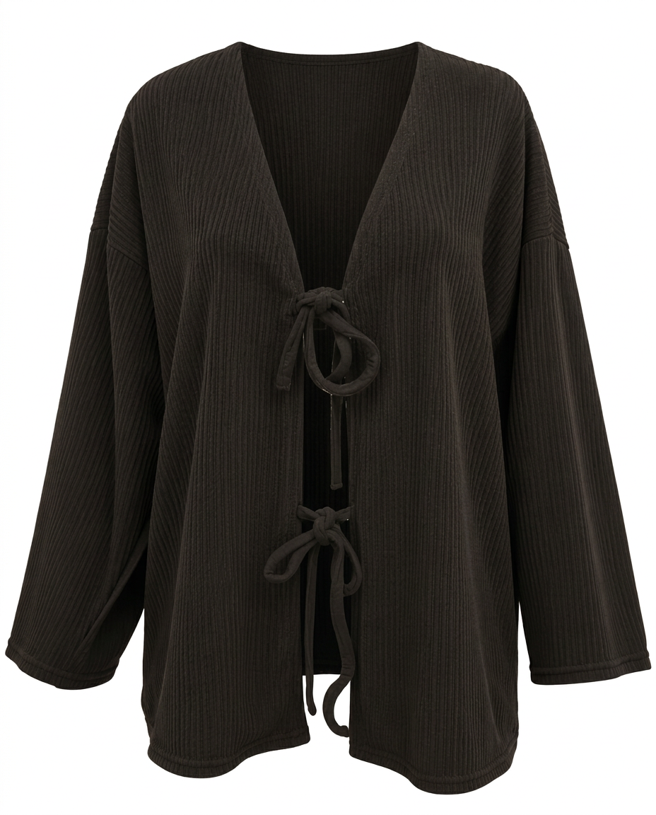 Melinda Everyday Jacket – Belted High Neck  Voile