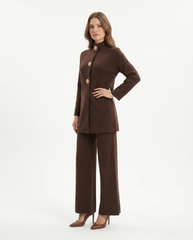 Jouvence Viscose Maxi Co-ord Set – Button-Front Long Sleeve  Voile