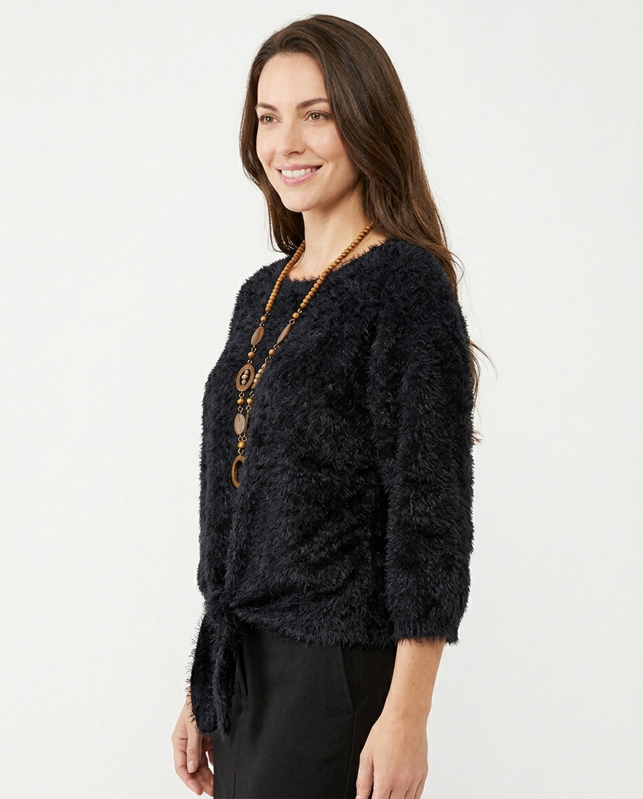 Marianne-Rose Everyday Blouse – Pull-On Elbow Sleeve  Voile
