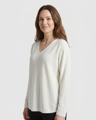 Marise Viscose Blouse – Pull-On V-Neck  Voile