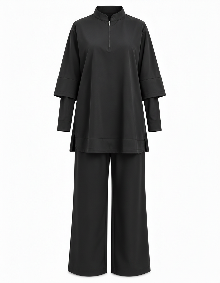 Liane Sporty Trousers – Pull-On  Voile