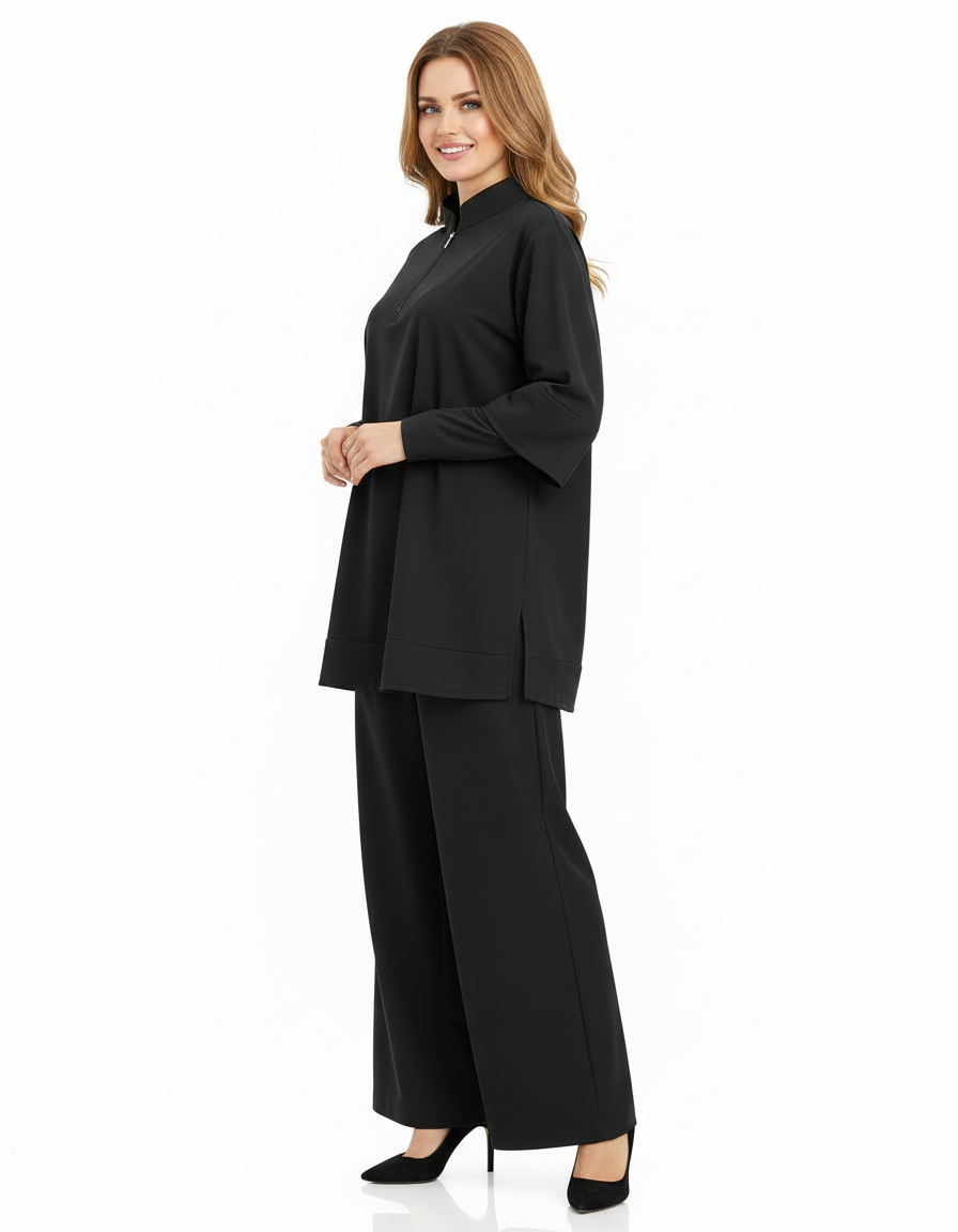 Liane Sporty Trousers – Pull-On  Voile