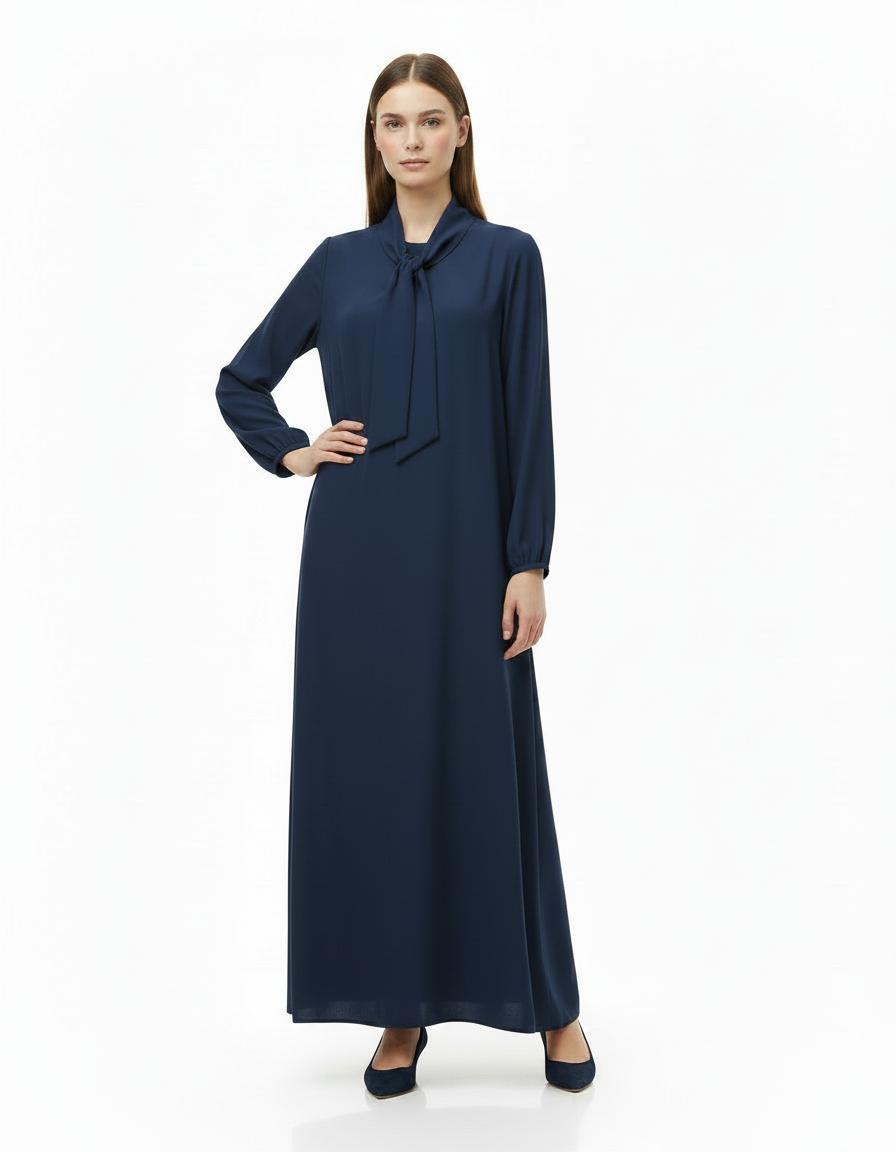 Leonie Everyday Maxi Dress – Belted V-Neck  Voile