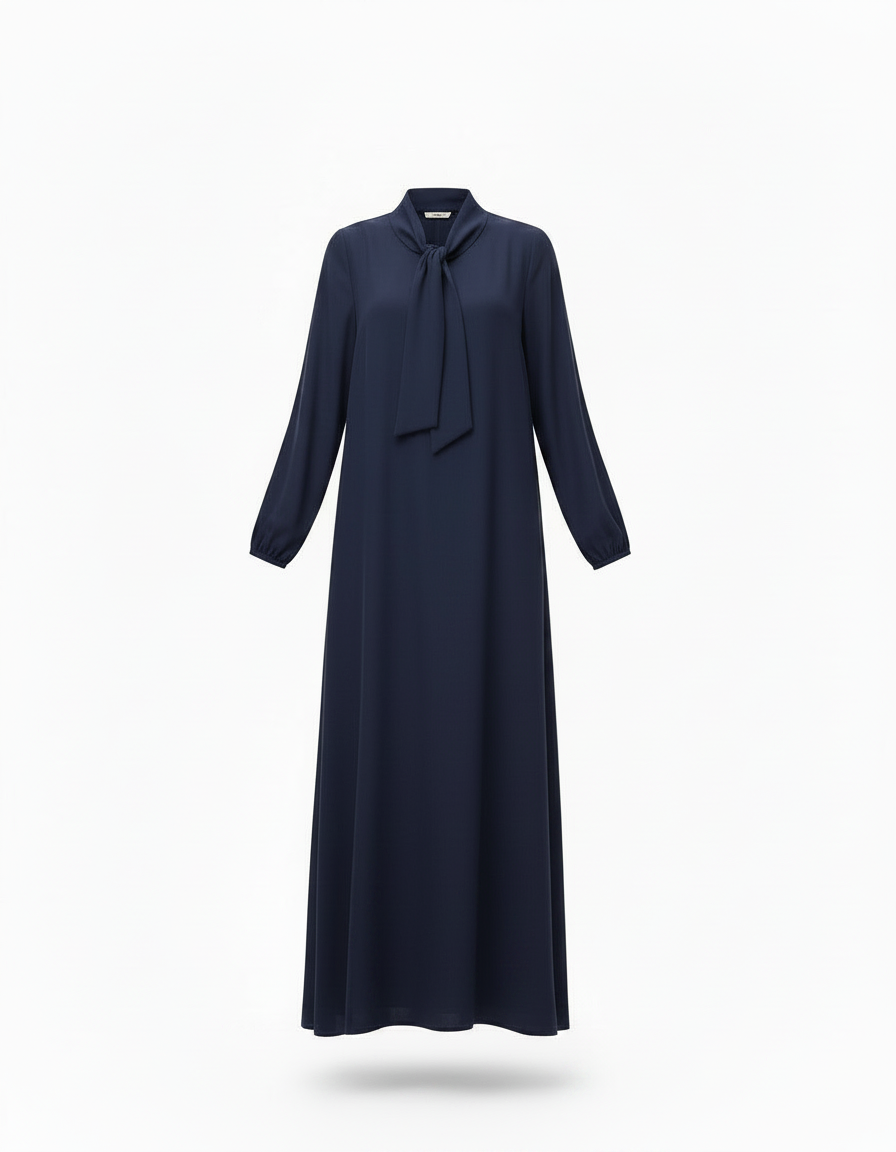 Leonie Everyday Maxi Dress – Belted V-Neck  Voile