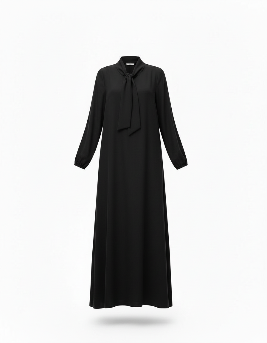 Leonie Everyday Maxi Dress – Belted V-Neck  Voile