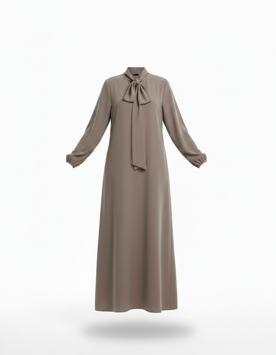 Leonie Everyday Maxi Dress – Belted V-Neck  Voile