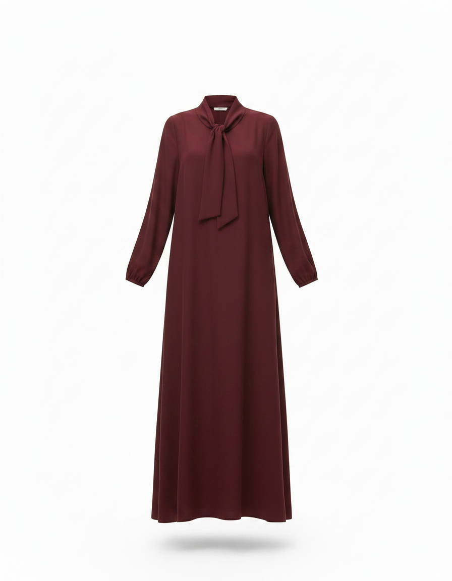 Leonie Everyday Maxi Dress – Belted V-Neck  Voile
