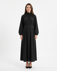 Lavande Everyday Dress – Pull-On High Neck  Voile