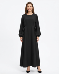 Mabelle Everyday Maxi Dress – Pull-On Long Sleeve  Voile