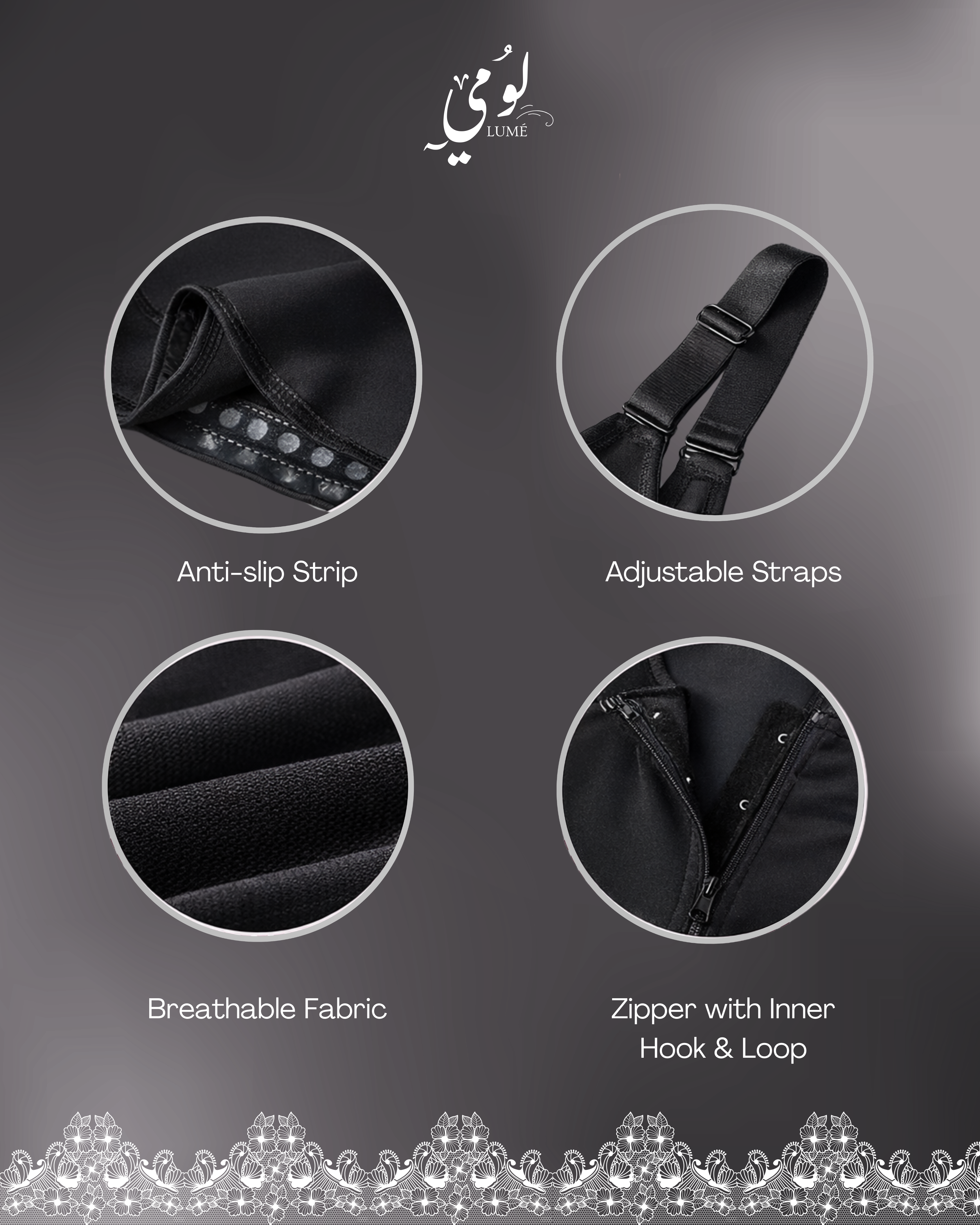 Lume Colombian Bodysuit  Voile